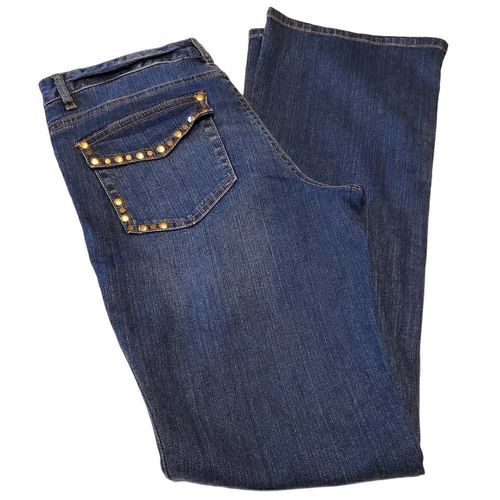 MICHAEL KORS STUDDED JEANS SIZE 8